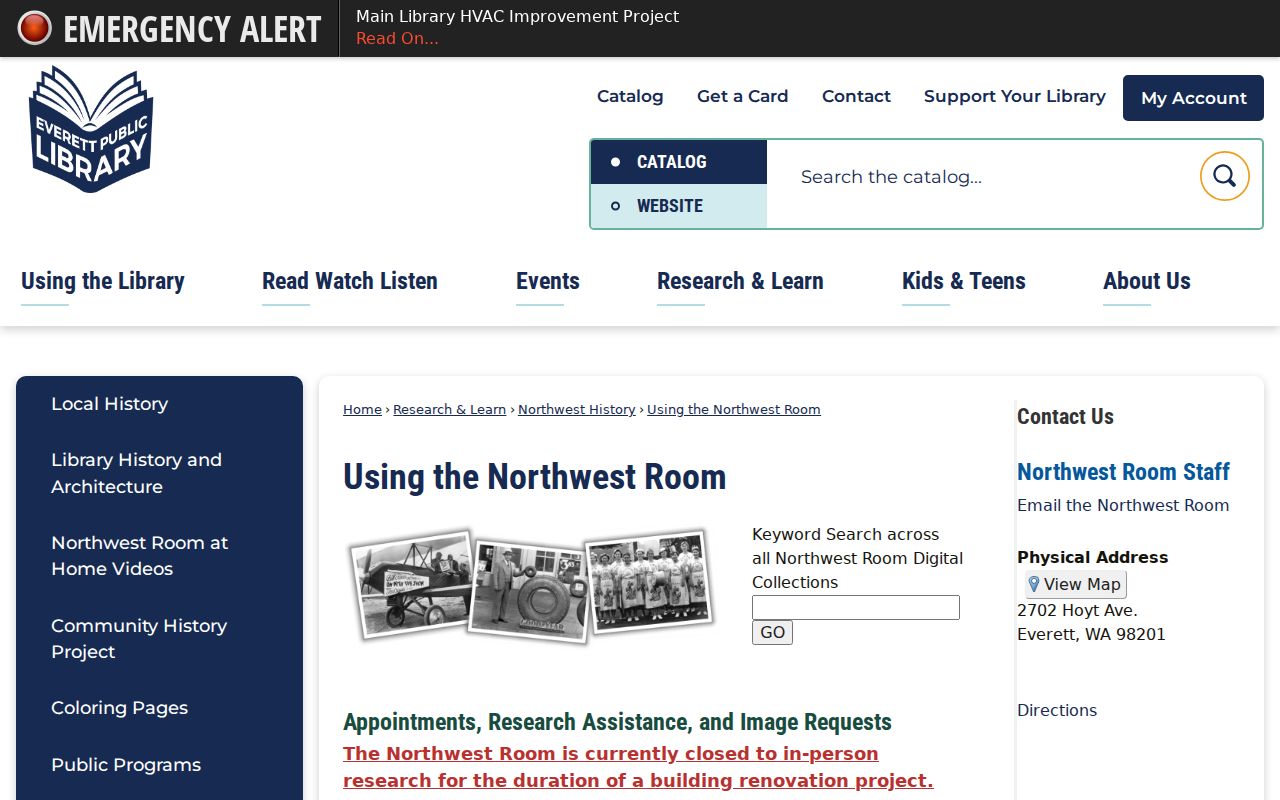 Eastmont people directories at Everett Northwest Room