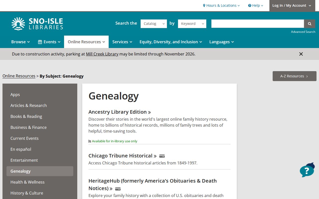 Eastmont people directories and Sno-Isle genealogy resources